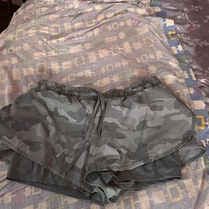 RBX Women’s Gray Elastic Waist Athletic Shorts